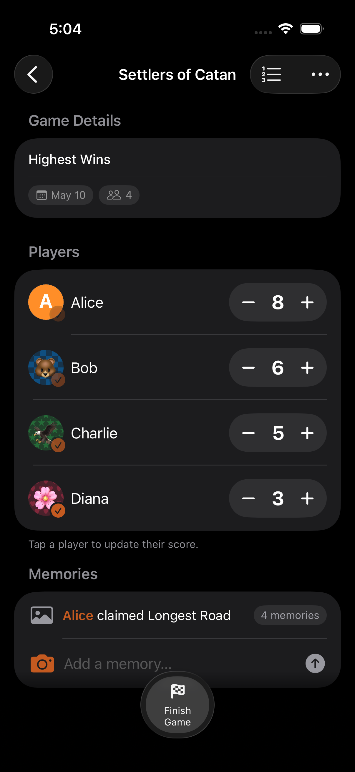 Additive scoring mode